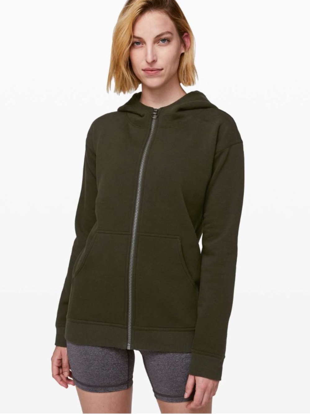 Lululemon All Yours Zip Hoodie
Dark Olive Small